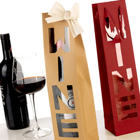 SHOPPER WINE KRAFT NATURE